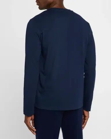 Hanro Men's Living Henley T-Shirt | Thumbnail 3