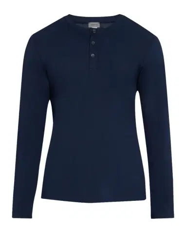 Hanro Men's Living Henley T-Shirt | Thumbnail 1