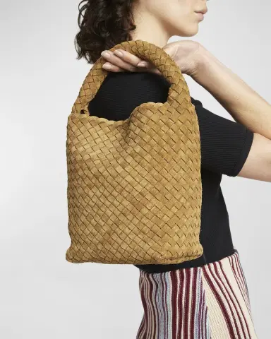 Bottega Veneta Cabat Suede Cashmere Bucket Bag | Thumbnail 2 Bottega Veneta Cabat Suede Cashmere Bucket Bag | Thumbnail 2