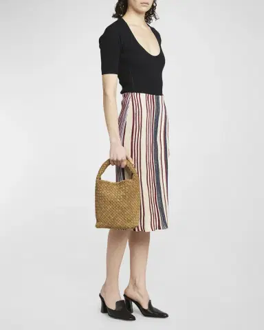Bottega Veneta Cabat Suede Cashmere Bucket Bag | Thumbnail 4 Bottega Veneta Cabat Suede Cashmere Bucket Bag | Thumbnail 4
