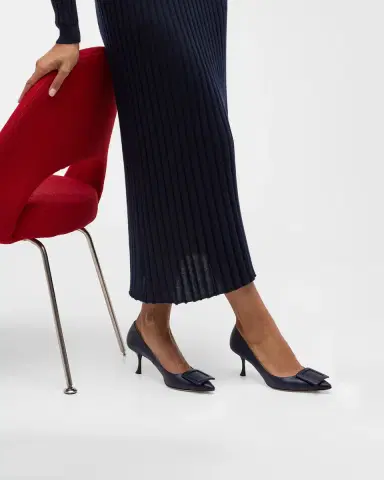 Roger Vivier Viv In The City Leather Buckle Pumps | Thumbnail 2 Roger Vivier Viv In The City Leather Buckle Pumps | Thumbnail 2
