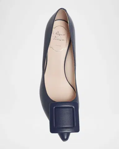 Roger Vivier Viv In The City Leather Buckle Pumps | Thumbnail 6 Roger Vivier Viv In The City Leather Buckle Pumps | Thumbnail 6