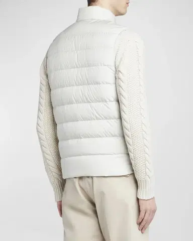 Moncler Men's Treompan Down Puffer Vest | Thumbnail 3 Moncler Men's Treompan Down Puffer Vest | Thumbnail 3