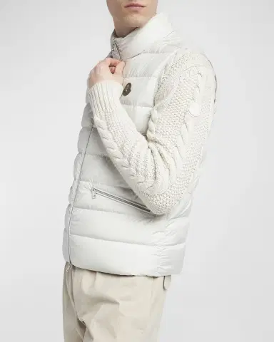 Moncler Men's Treompan Down Puffer Vest | Thumbnail 6 Moncler Men's Treompan Down Puffer Vest | Thumbnail 6