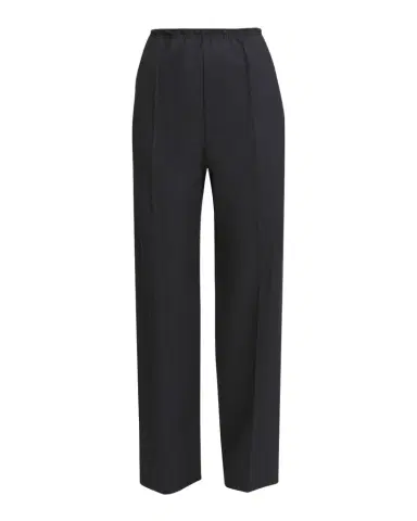 Bottega Veneta Subtle Striped Straight-Leg Wool Trousers | Thumbnail 1
