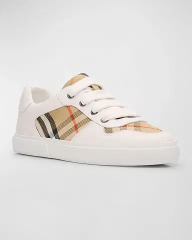 Burberry K1 NOAH LACE UP CHECK SNEAKER | Thumbnail 2