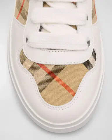 Burberry K1 NOAH LACE UP CHECK SNEAKER | Thumbnail 5