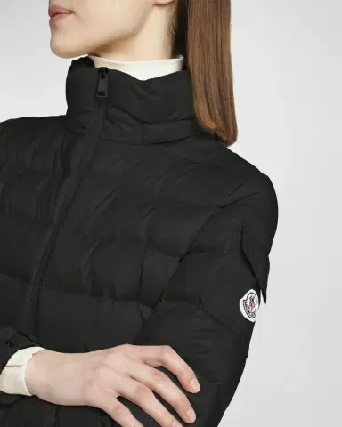 Moncler Badyf Faux Fur-Trimmed Hooded Short Down Jacket | Thumbnail 5