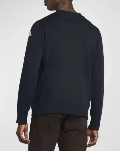 Moncler Men's Logo Crewneck Sweater | Thumbnail 3