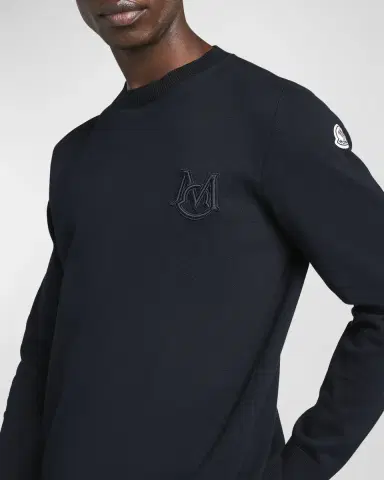 Moncler Men's Logo Crewneck Sweater | Thumbnail 5