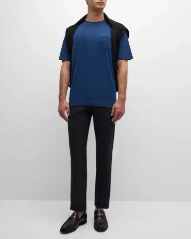 Peter Millar Men's Lava Wash Pocket T-Shirt | Thumbnail 2