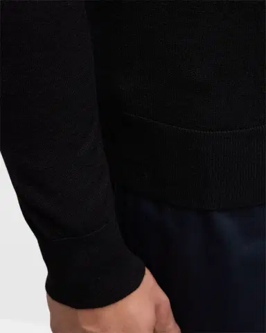 Moncler Men's Solid Wool Turtleneck Sweater | Thumbnail 5