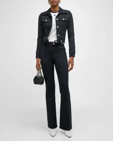 Courrèges Signature Twill Trucker Jacket | Thumbnail 2