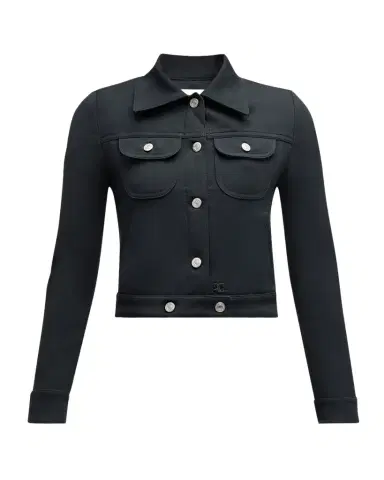 Courrèges Signature Twill Trucker Jacket | Thumbnail 1