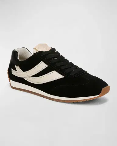 Vince Mix Leather Trainer Sneakers | Thumbnail 2 Vince Mix Leather Trainer Sneakers | Thumbnail 2