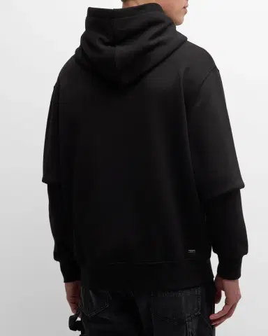 AMIRI Men's Staggered Logo Hoodie | Thumbnail 3 AMIRI Men's Staggered Logo Hoodie | Thumbnail 3