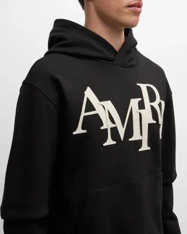 AMIRI Men's Staggered Logo Hoodie | Thumbnail 7 AMIRI Men's Staggered Logo Hoodie | Thumbnail 7
