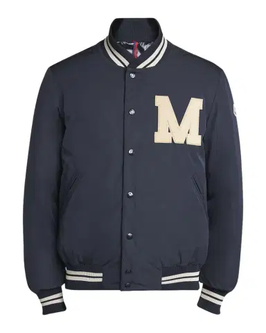 Moncler Men's Lateltin Padded Varsity Bomber Jacket | Thumbnail 1