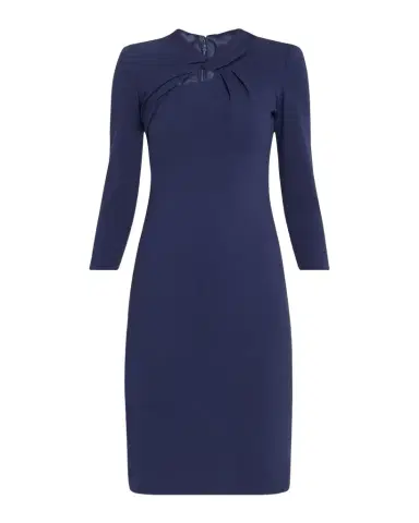 Giorgio Armani Milano Twist-Front Jersey Dress | Thumbnail 1