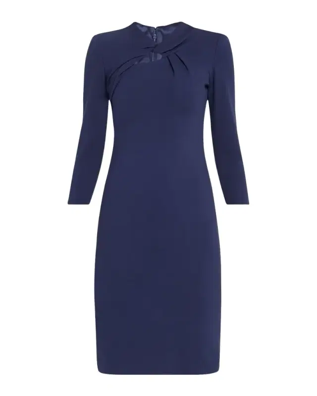 Giorgio Armani Milano Twist-Front Jersey Dress