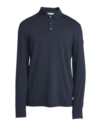 Moncler Men's Cashmere Long-Sleeve Polo Shirt | Thumbnail 1
