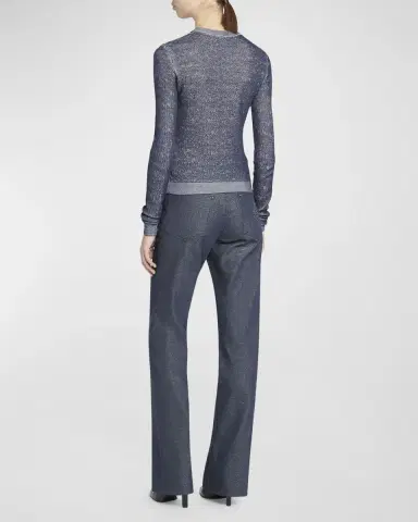 Giorgio Armani Shiny Viscose Knit Top | Thumbnail 6 Giorgio Armani Shiny Viscose Knit Top | Thumbnail 6