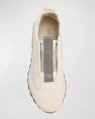 Brunello Cucinelli Monili Laceless Trainer Sneakers | Thumbnail 5 Brunello Cucinelli Monili Laceless Trainer Sneakers | Thumbnail 5
