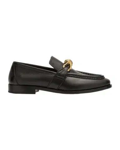 Bottega Veneta Men's Astaire Metallic Knot Napa Loafers | Thumbnail 1