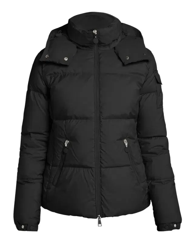 Moncler Fourmines Hooded Short Down Jacket