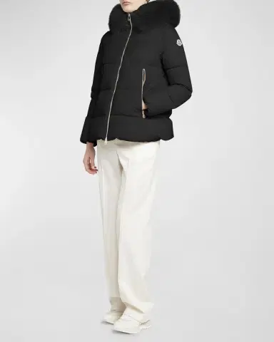 Moncler Laiche Short Puffer Parka Jacket | Thumbnail 3 Moncler Laiche Short Puffer Parka Jacket | Thumbnail 3