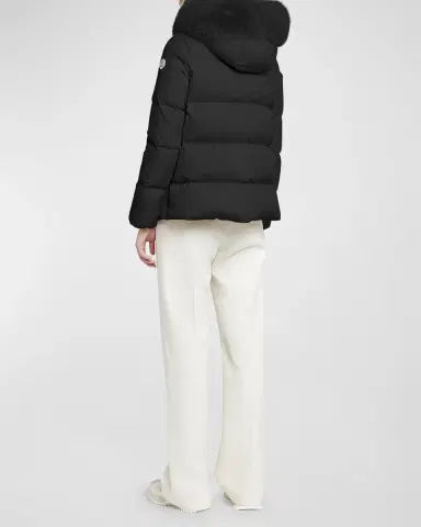Moncler Laiche Short Puffer Parka Jacket | Thumbnail 4 Moncler Laiche Short Puffer Parka Jacket | Thumbnail 4