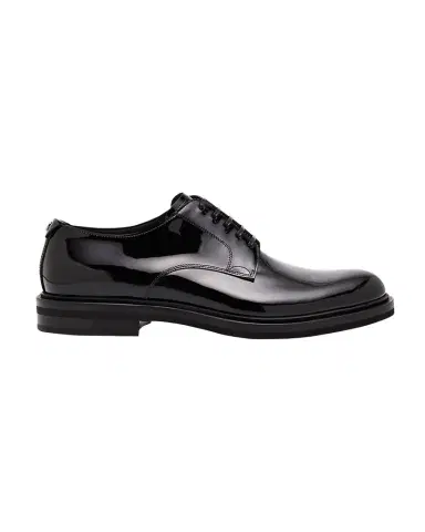 Dolce & Gabbana Men's Patent Leather Derby Shoes | Thumbnail 1