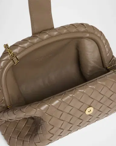 Bottega Veneta Teen Lauren 1980 Bag with Chain | Thumbnail 3