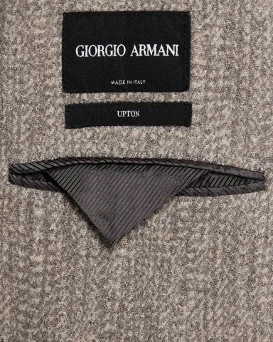 Giorgio Armani Men's Wool-Viscose Deconstructed Blazer | Thumbnail 6