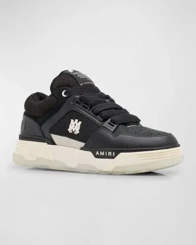 AMIRI Men's MA-1 Leather & Mesh Low-Top Sneakers | Thumbnail 3 AMIRI Men's MA-1 Leather & Mesh Low-Top Sneakers | Thumbnail 3