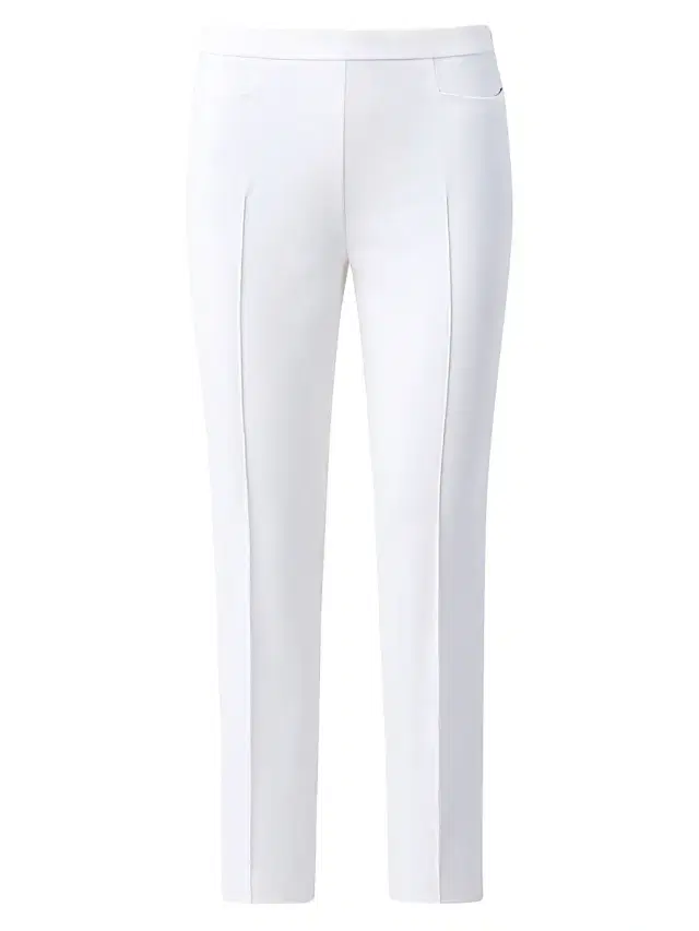 Akris punto Women's Franca Cotton Pants - Off White