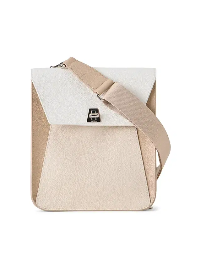Akris Women's Anouk Little Messenger Crossbody Bag - White Alabaster Palissand