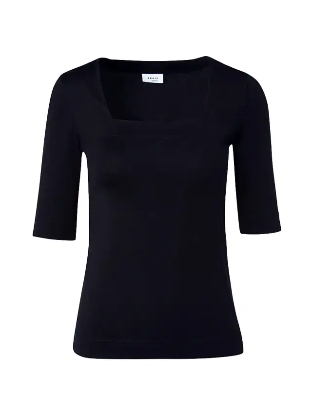 Women's Elements Jersey Square Neck Top - Black
