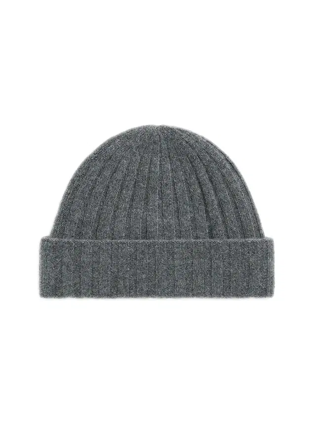Toteme Women's Ps24 Rib-Knit Cashmere Beanie - Charcoal Melange