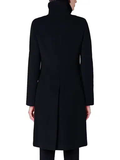 Akris punto Women's Long Wool-Blend Coat - Black - Size 14 | Thumbnail 5 Akris punto Women's Long Wool-Blend Coat - Black - Size 14 | Thumbnail 5