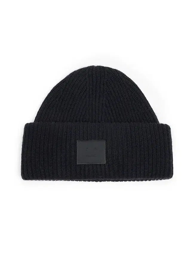 Acne Studios Men's Pana Rib-Knit Beanie - Black