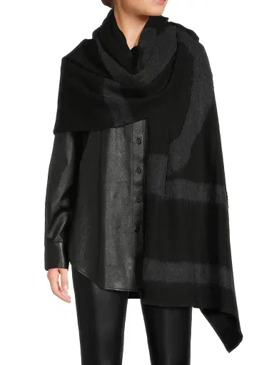 TOTEME Women's Wool-Blend Twill Scarf | Thumbnail 3 TOTEME Women's Wool-Blend Twill Scarf | Thumbnail 3
