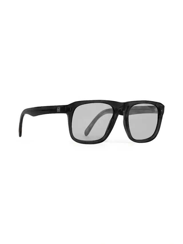 Toteme Women's The Navigator Rectangular Sunglasses - Black