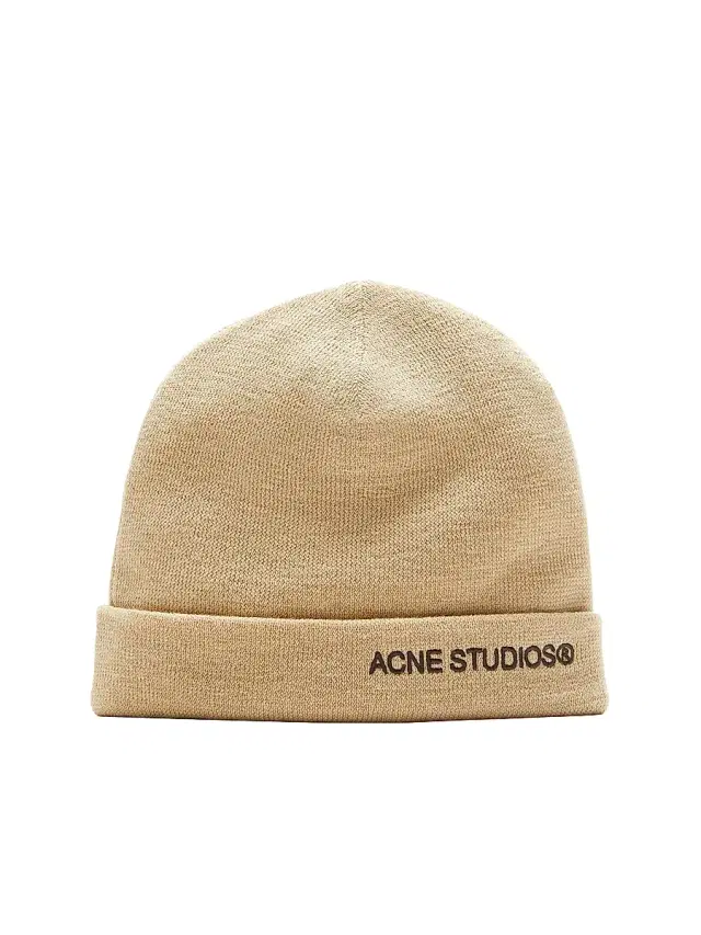 Acne Studios Men's Kinau Wool Beanie - Shell Beige