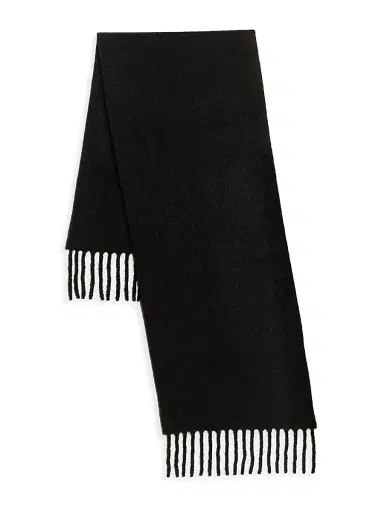 Toteme Women's Alpaca-Blend Scarf - Black | Thumbnail 2