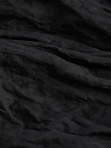 Toteme Women's Big Scarf - Black | Thumbnail 3
