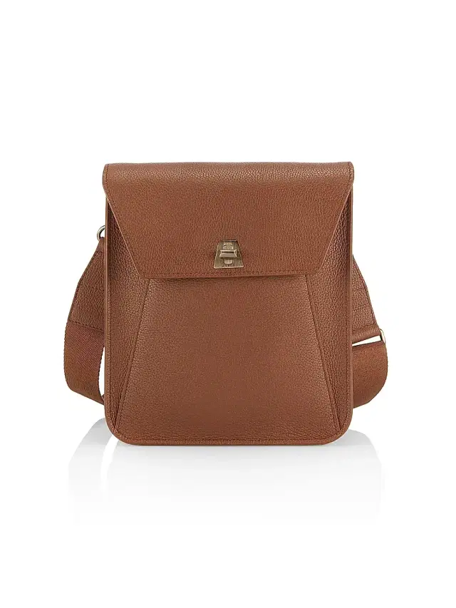 Akris Women's Anouk Little Messenger Crossbody Bag - Caramel