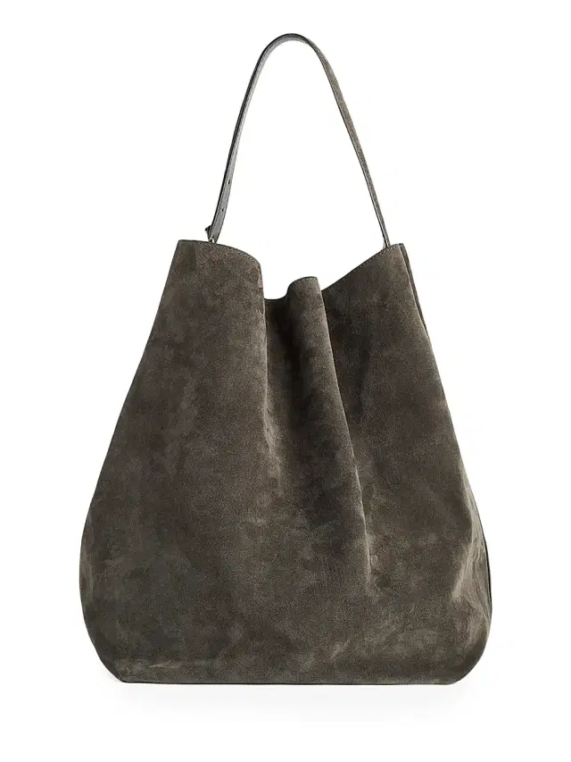 TOTEME Women's Suede Belted Tote Bag