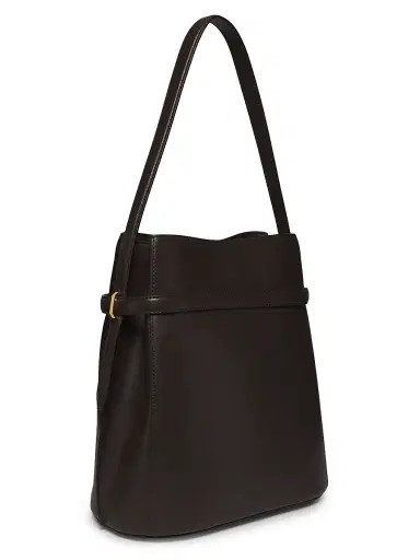 TOTEME Women's Belted Leather Bucket Bag - Bark | Thumbnail 2