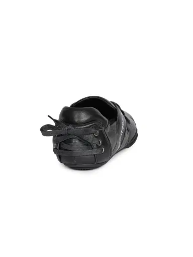 Acne Studios Men's Bilaria Up M Leather Low-Top Sneakers - Off Black - Size 13 | Thumbnail 3 Acne Studios Men's Bilaria Up M Leather Low-Top Sneakers - Off Black - Size 13 | Thumbnail 3